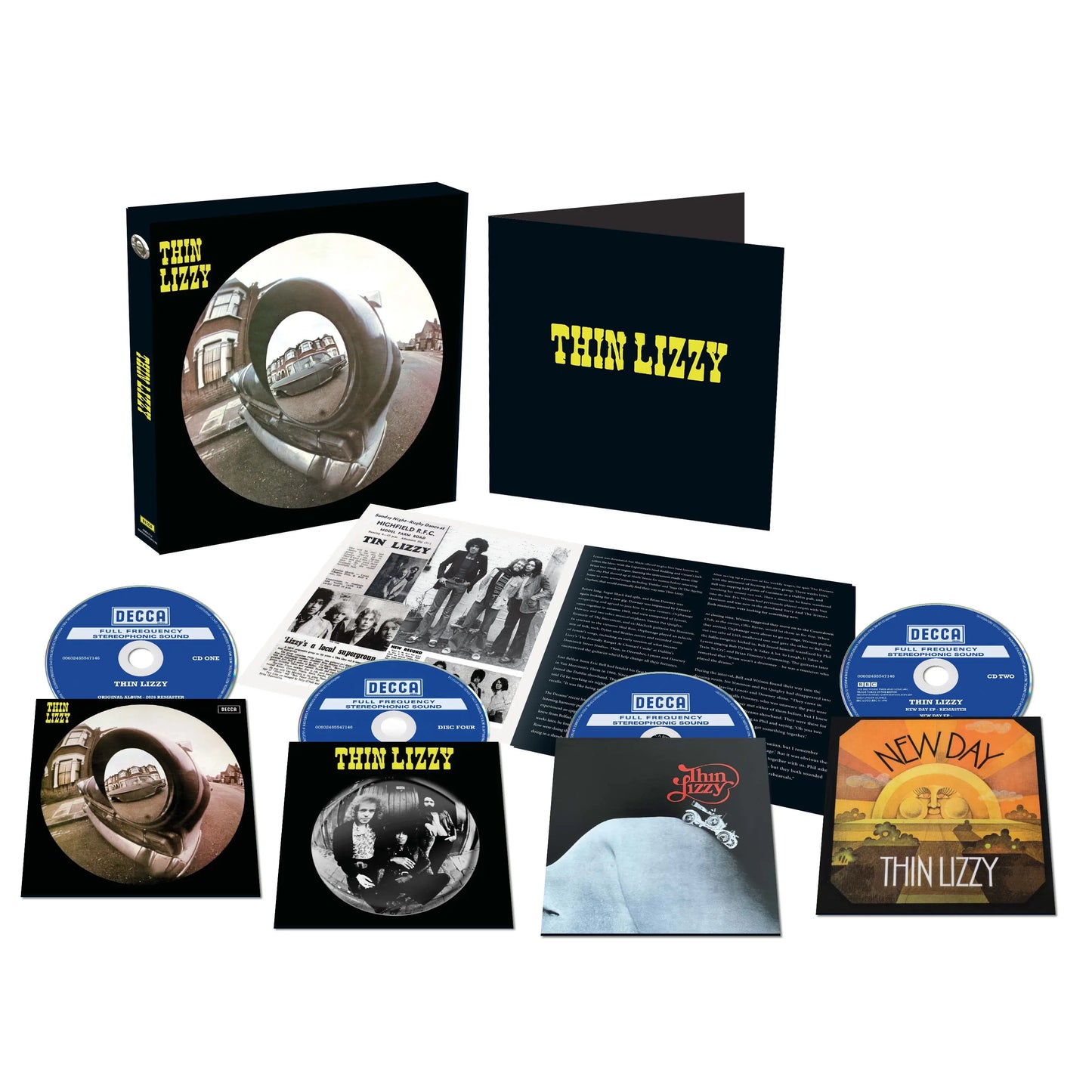 [Pre Order] Thin Lizzy - Thin Lizzy (55th Anniversary Edition) - CD/Blu-Ray Box Set *