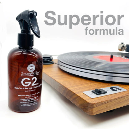 Groovewasher - G2 High Tech Record Cleaning Fluid 8 Oz Refill Bottle