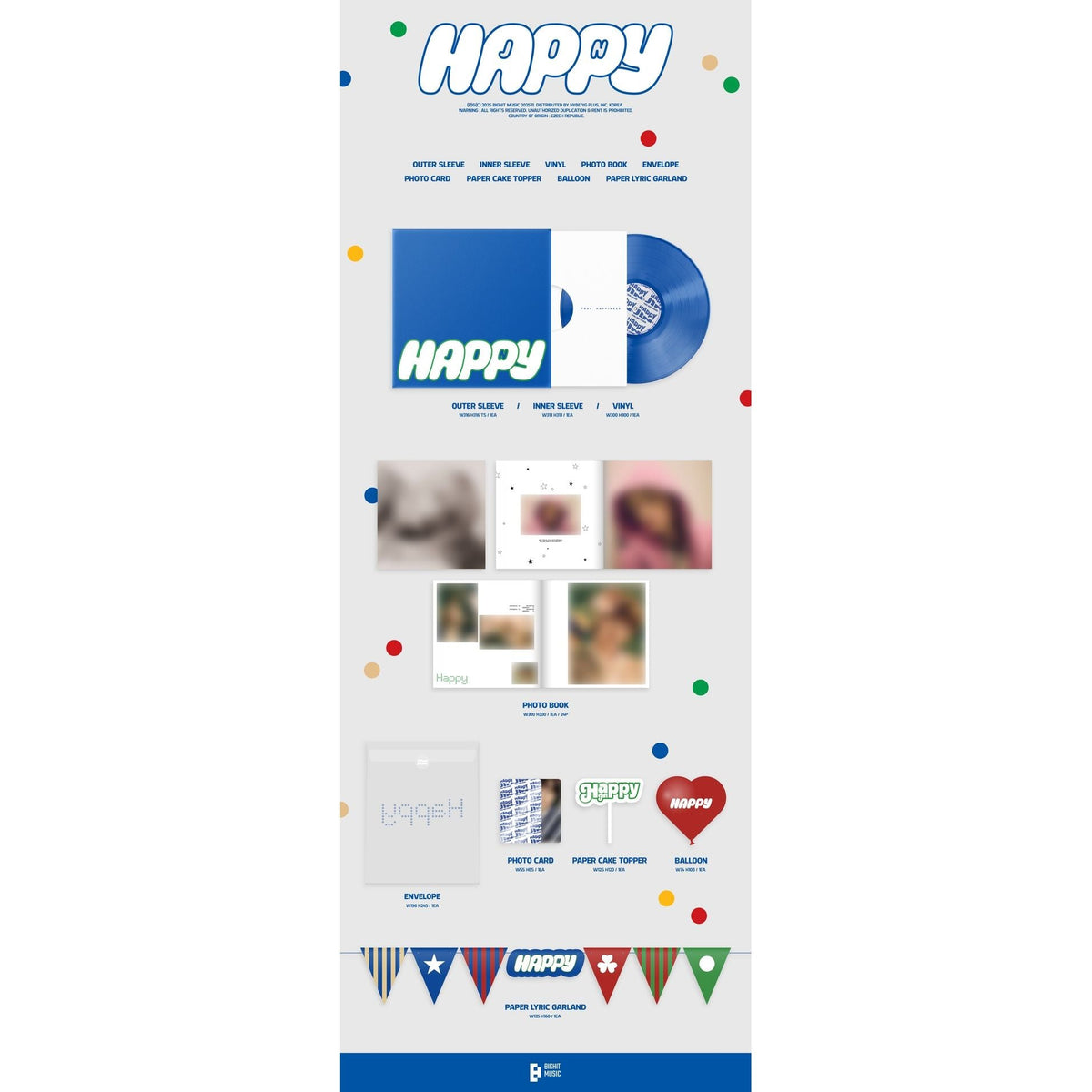 Jin (BTS) - Happy - LP