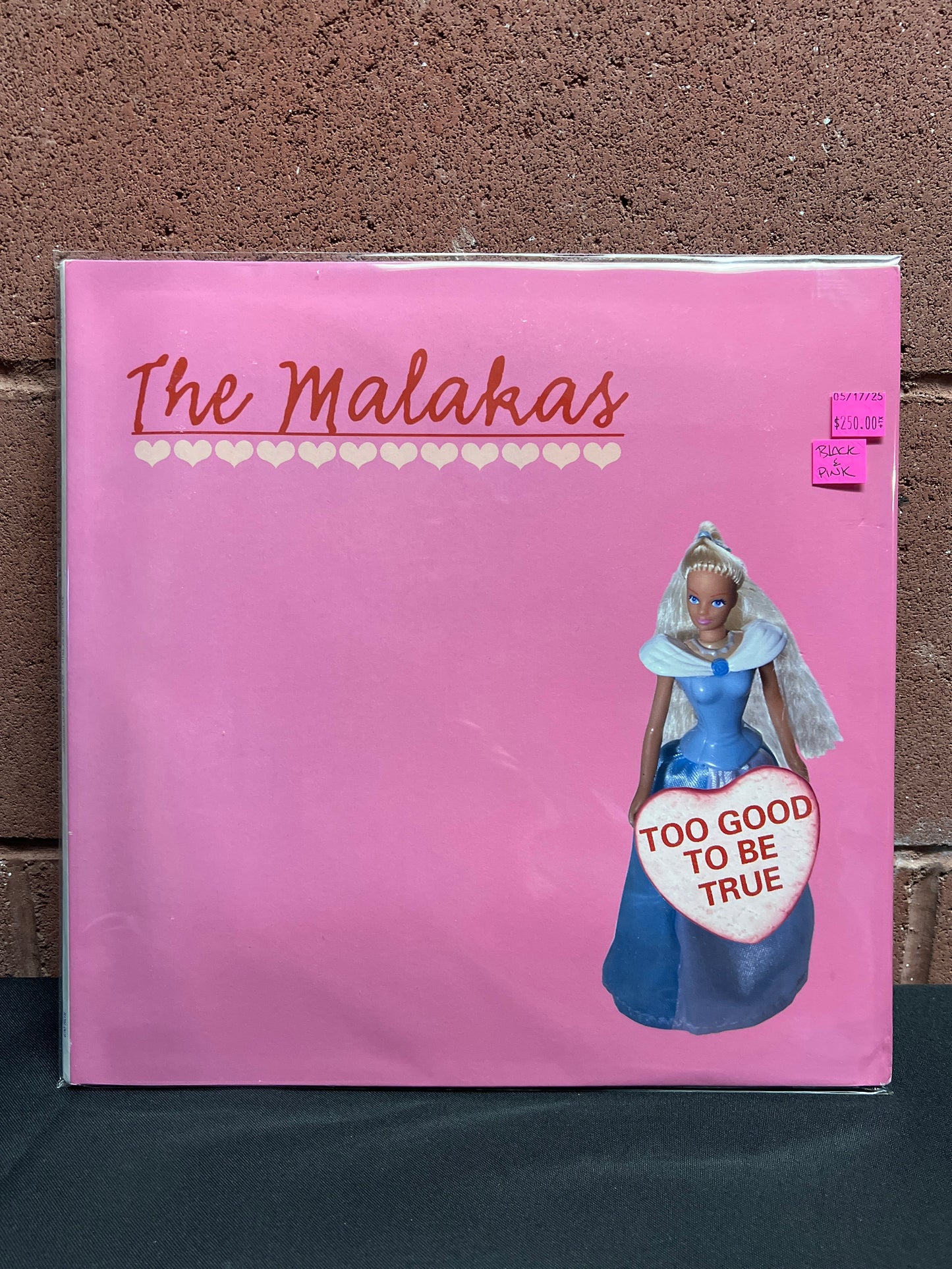 Used Vinyl: The Malakas "Too Good To Be True + Sorry Bout My Drinkin'" 2xLP (Black & Pink Vinyl)