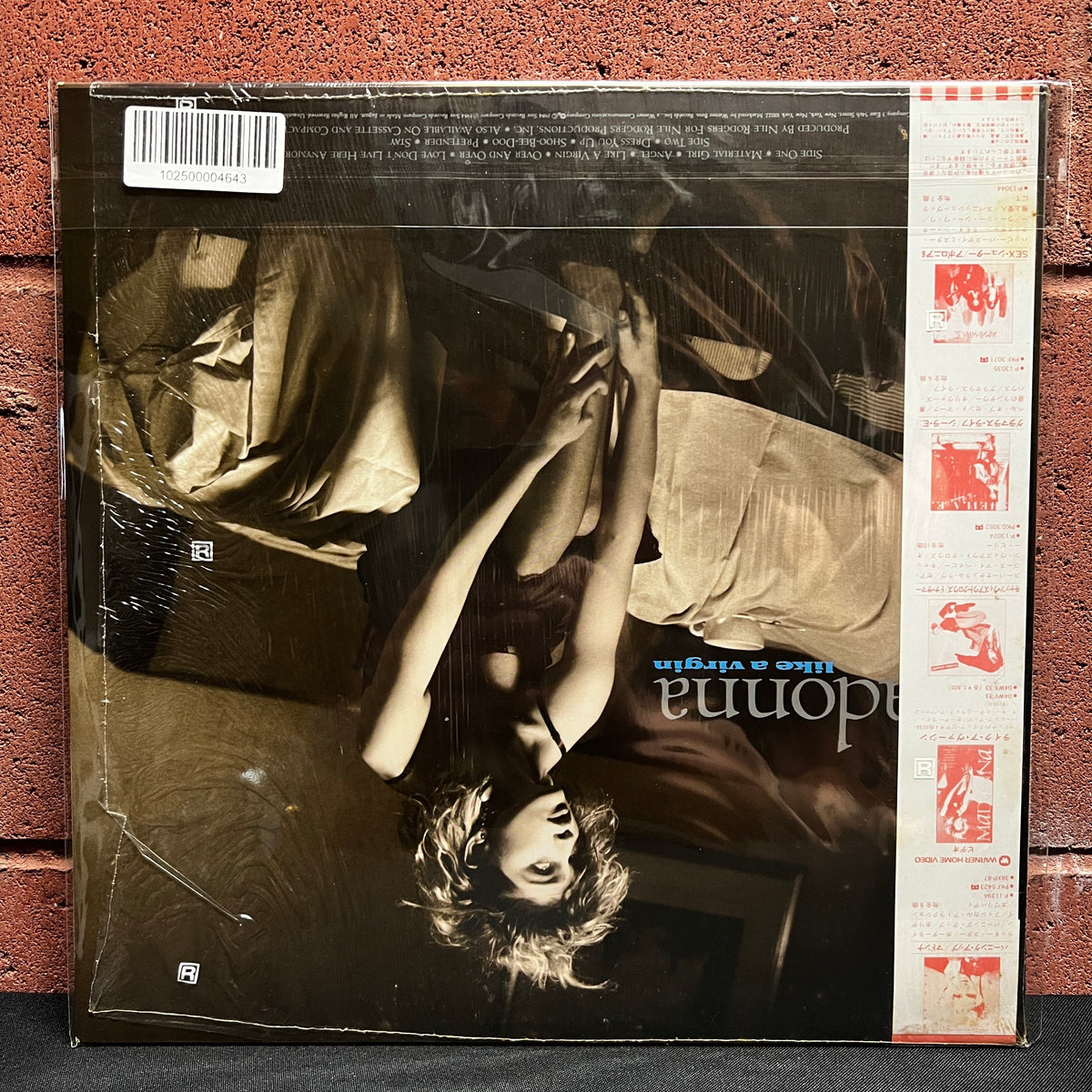 Used Vinyl: Madonna "Like A Virgin" LP (1984 Japanese Issue in shrink but open)