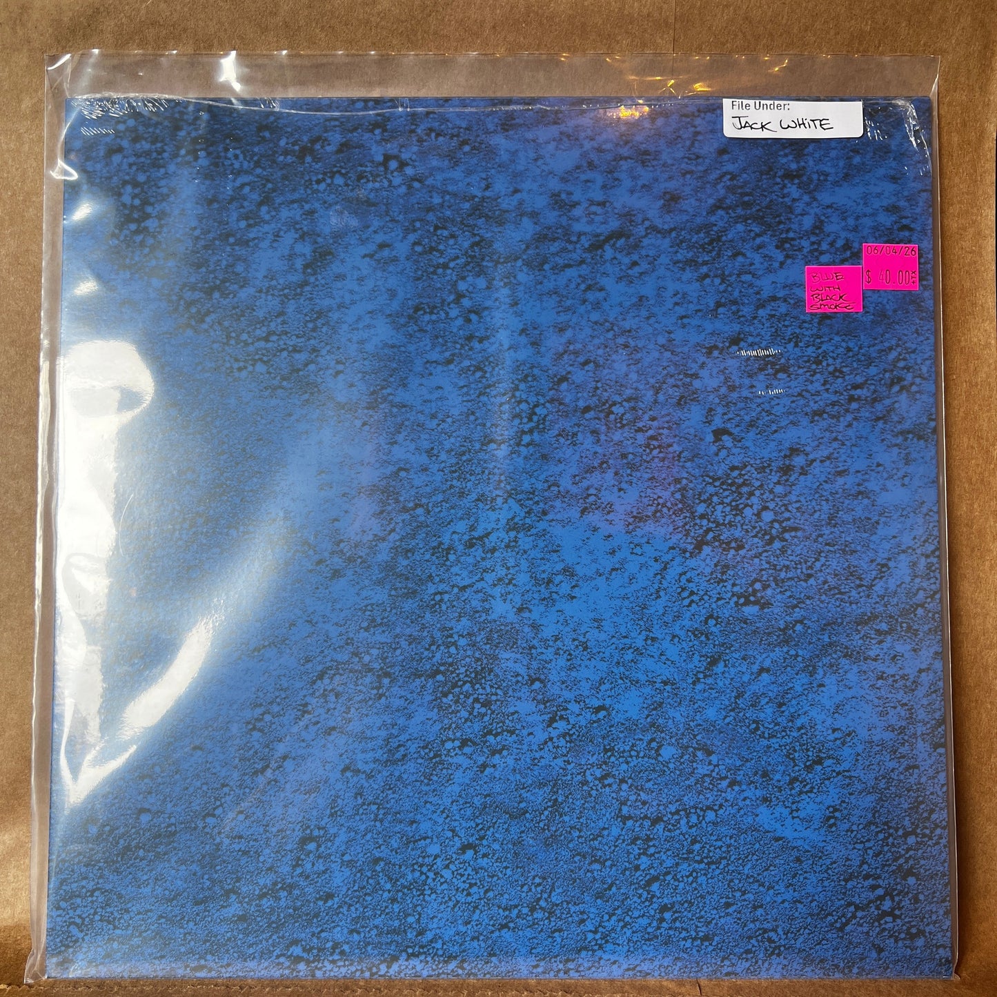 Used Vinyl: Jack White "No Name" LP (2024 Press - Blue w/Black Smoke Vinyl)