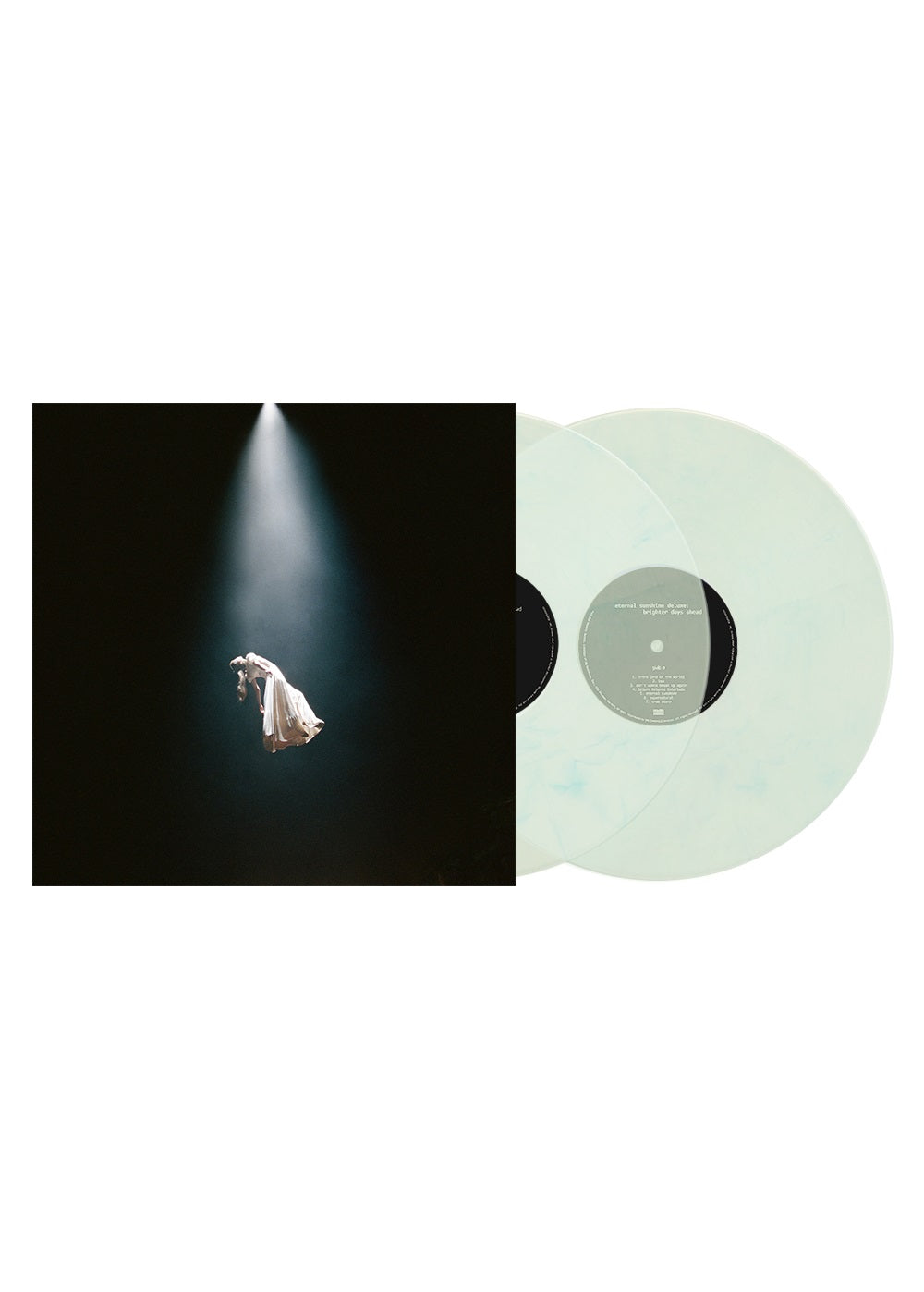 DAMAGED COVER: Ariana Grande "eternal sunshine deluxe: brighter days ahead" 2xLP (Translucent Marble Vinyl)