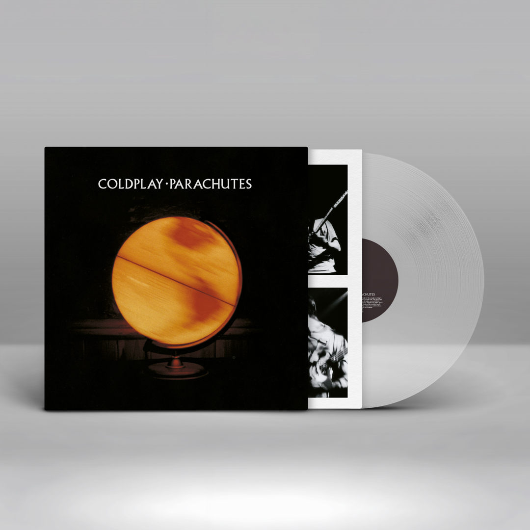 DAMAGED COVER: Coldplay "Parachutes" LP (EcoRecord Clear Vinyl)