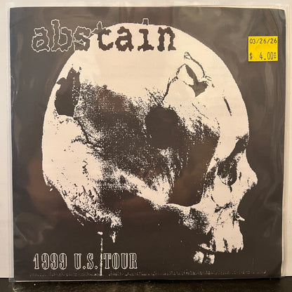 Used Vinyl: Abstain "1999 U.S. World Tour" 7"