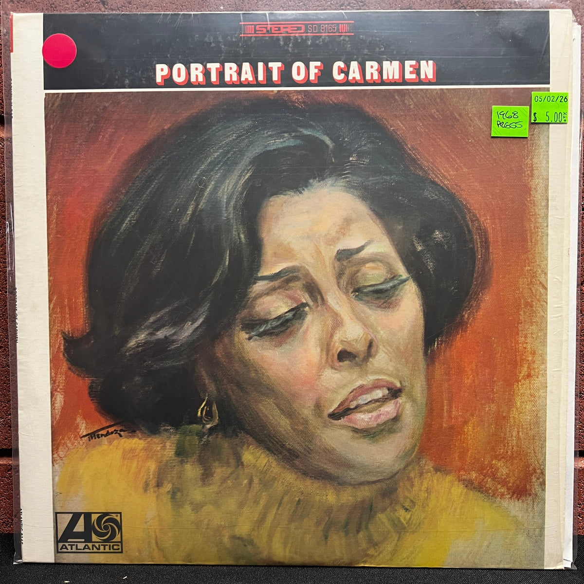 Used Vinyl: Carmen McRae "Portrait Of Carmen" LP (1968 Press)