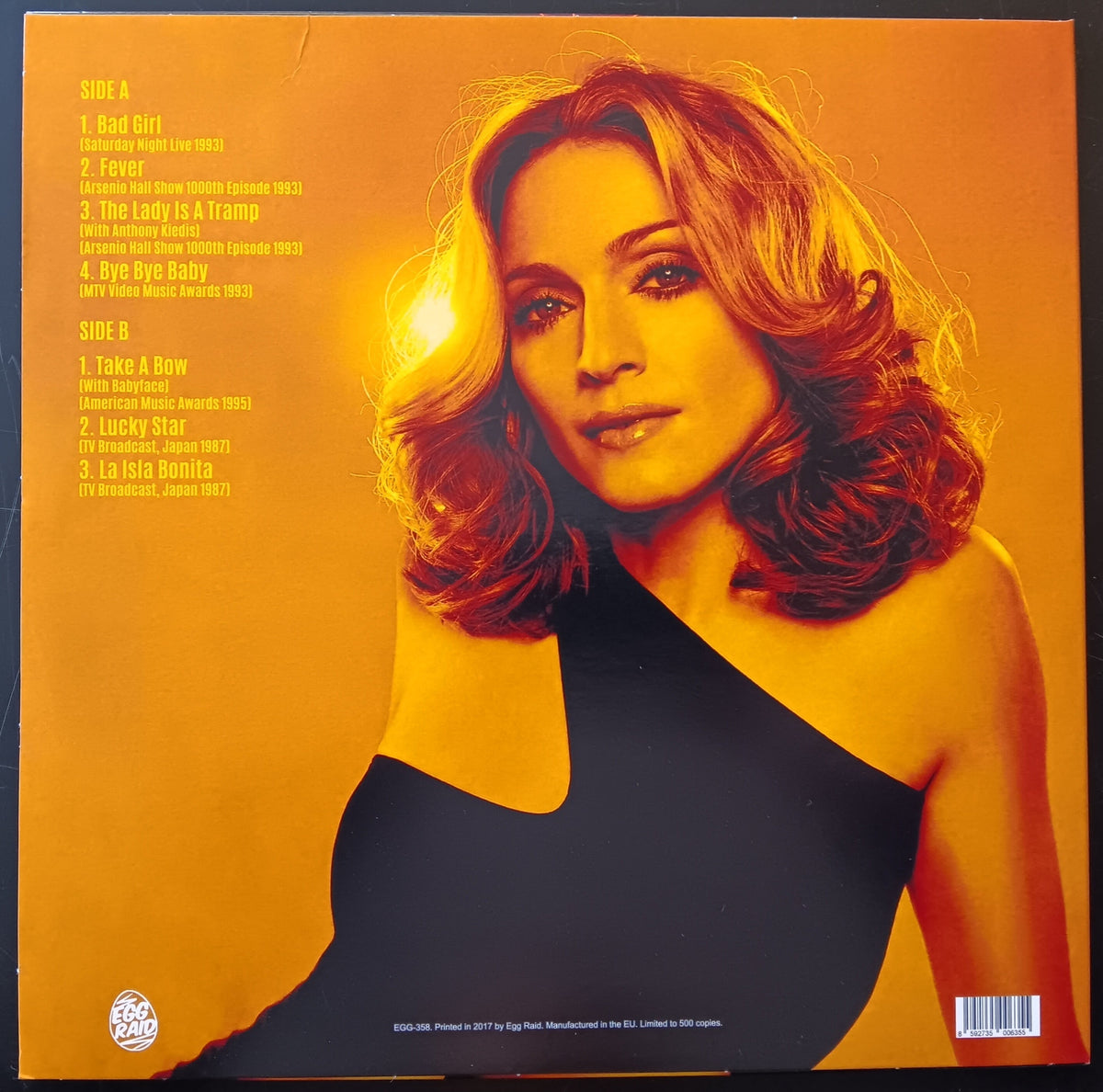 [Used LP] Madonna / Bad Girl: Rare Radio and TV Broadcasts