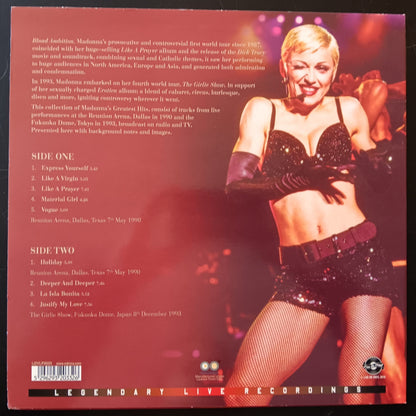 [Used LP] Madonna / Greatest Hits Live