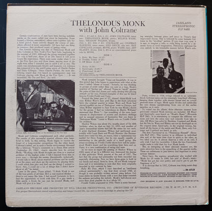 [Used LP] Monk, Thelonious / with John Coltrane