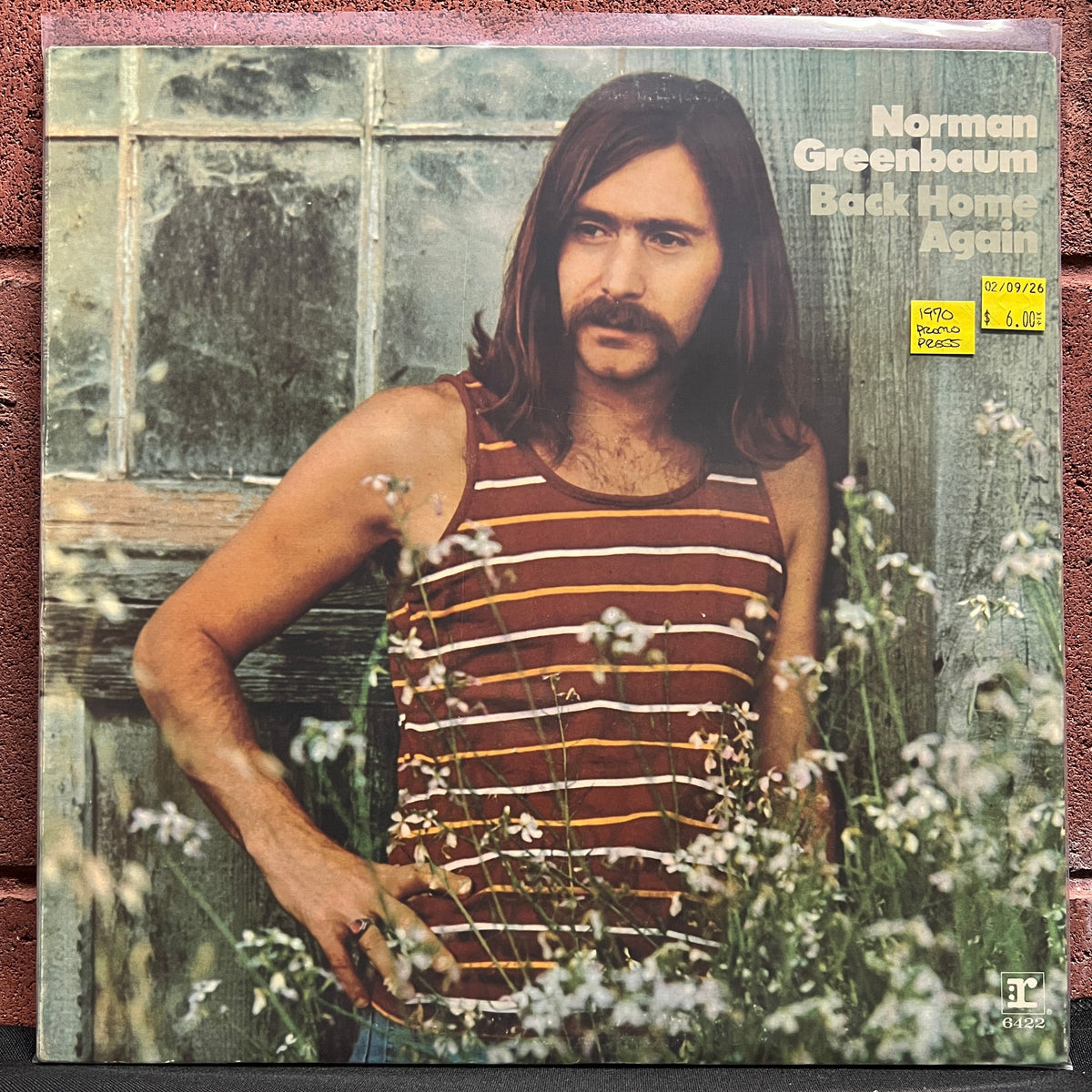 Used Vinyl: Norman Greenbaum ‎"Back Home Again" LP (1970 Promo Press)