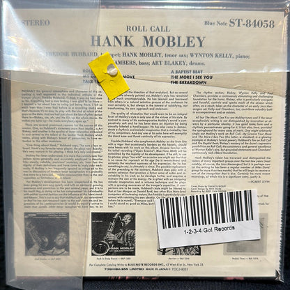 Used CD: Hank Mobley “Roll Call” CD (Japanese Press)