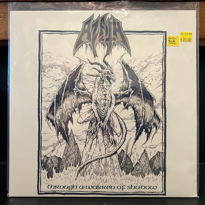 Used Vinyl: Azath "Through A Warren Of Shadow" LP (2020 Press - Bone Vinyl)