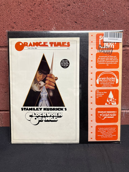 Used Vinyl: Joseph Gelmis ”'What Is A Man?' Five Views Of: Stanley Kubrick's 'A Clockwork Orange'” LP