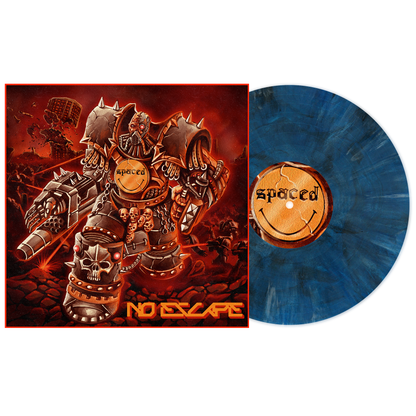Spaced "No Escape" 12" EP (Royal Blue, Silver & Black Marble)