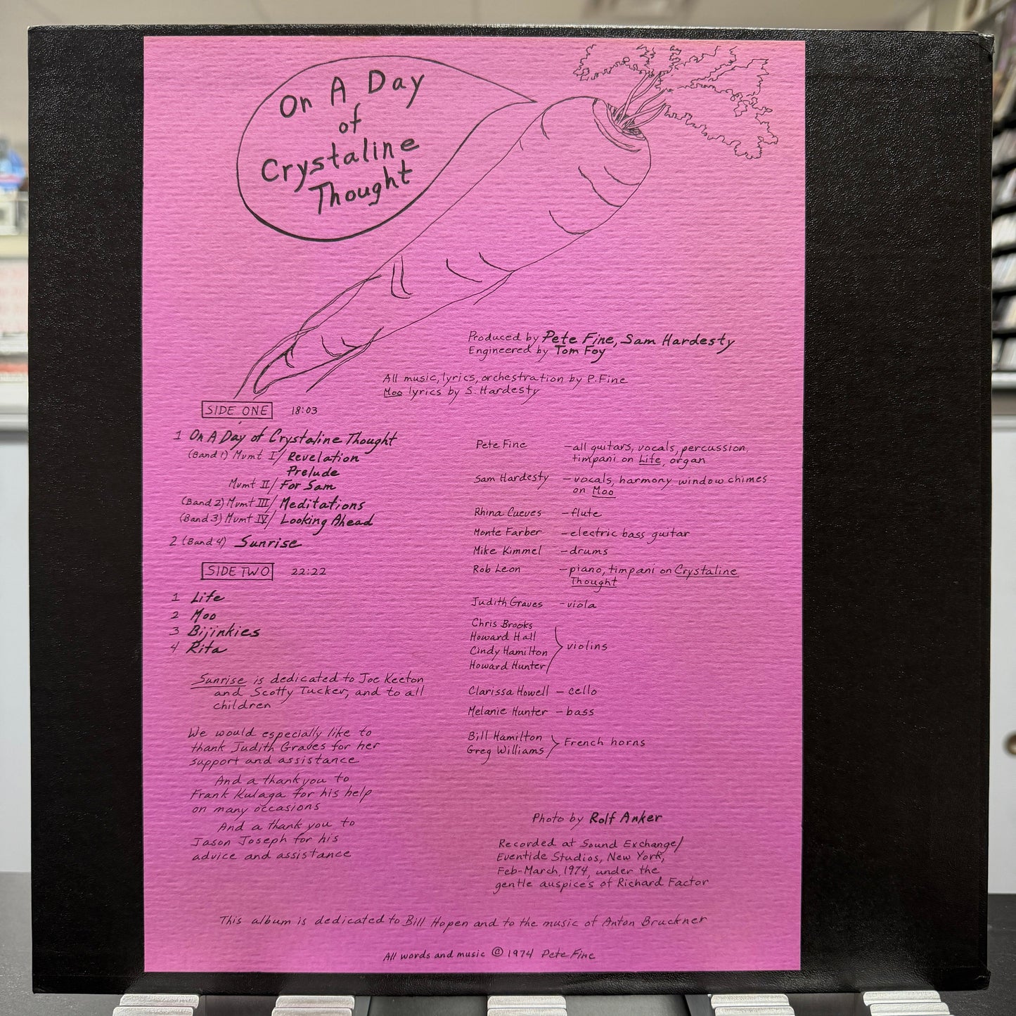 Pete Fine - On A Day Of Crystaline Thought - LP