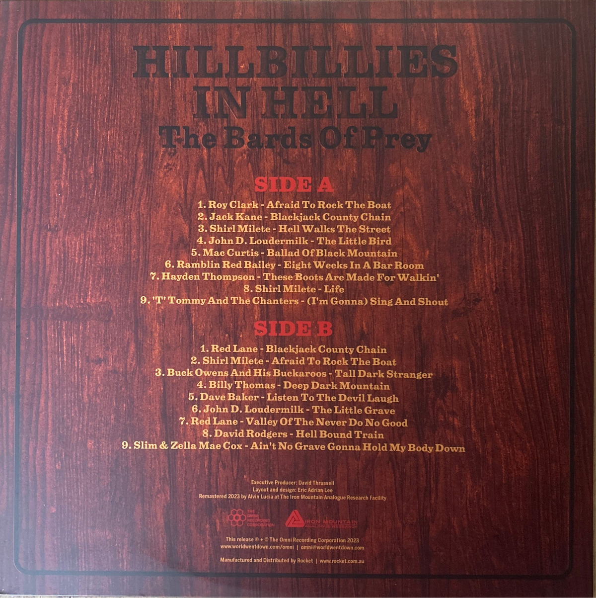 [Used LP] Various Artists  / Hillbillies In Hell (The Bards Of Prey)