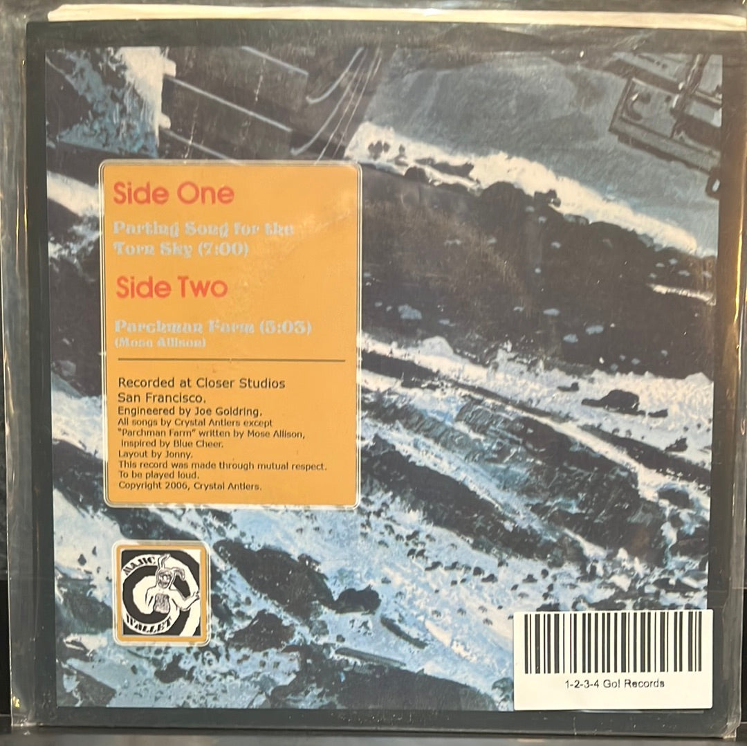 USED VINYL: Crystal Antlers “Parting Song For The Torn Sky / Parchman Farm” 7"