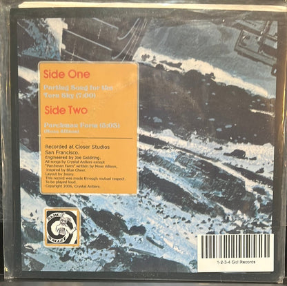 USED VINYL: Crystal Antlers “Parting Song For The Torn Sky / Parchman Farm” 7"