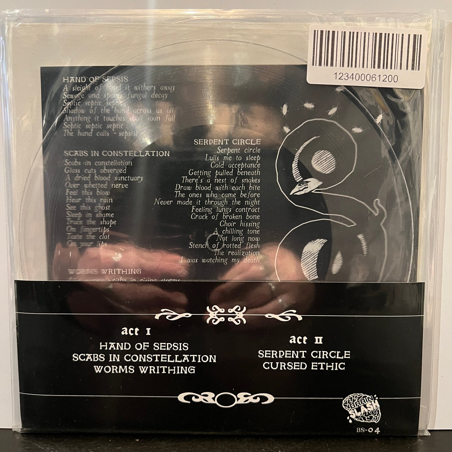 Used Vinyl: Wet Specimens "Serpent Circle" 7" (2020 Clear Lathe Press)