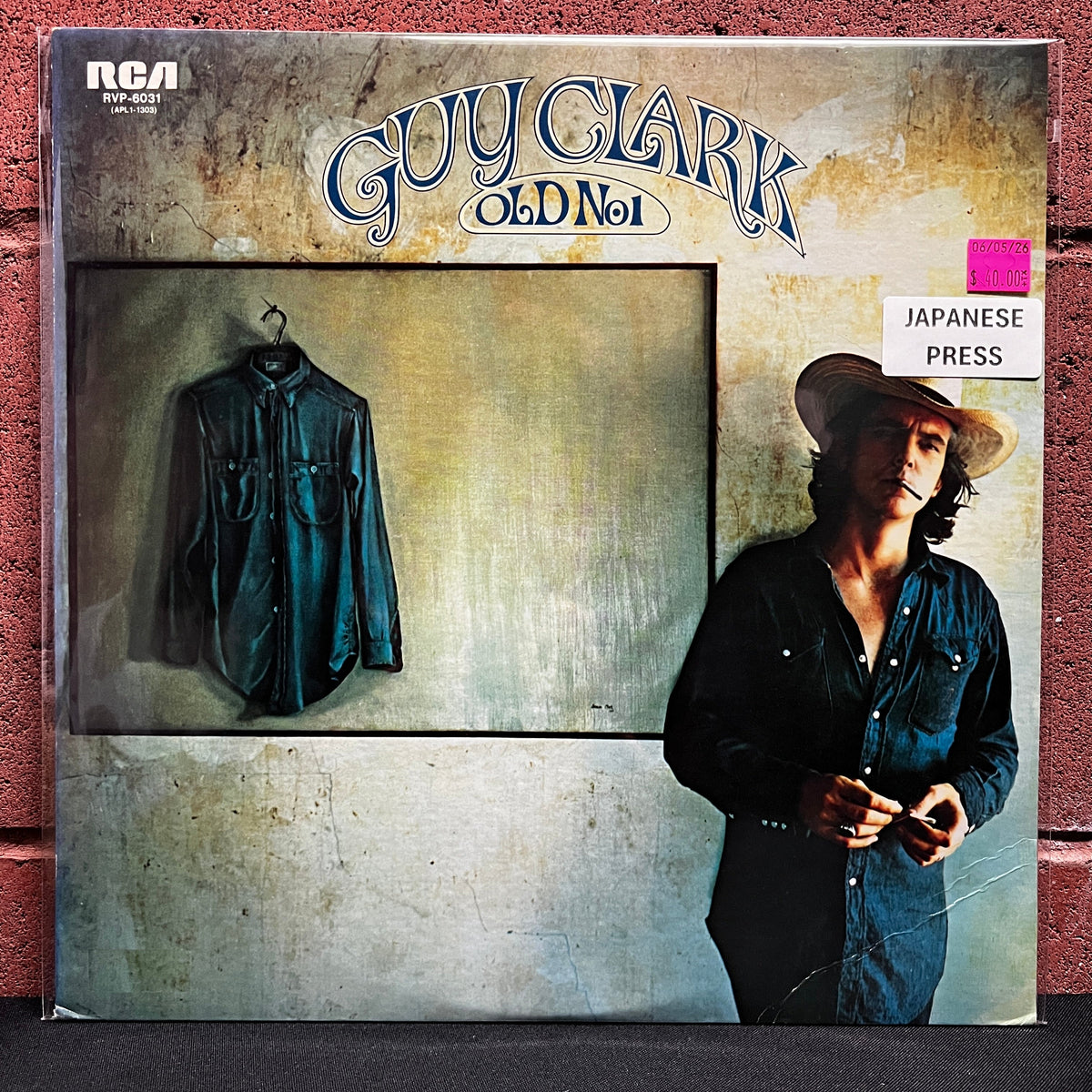 Used Vinyl: Guy Clark "Old No. 1" LP (1976 Japanese Issue)