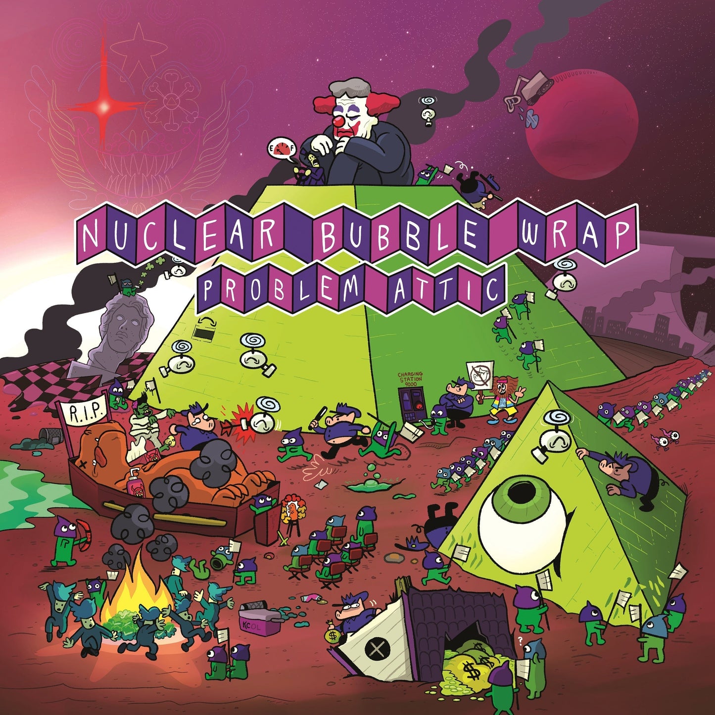 Nuclear Bubble Wrap - Problem Attic - Indie LP