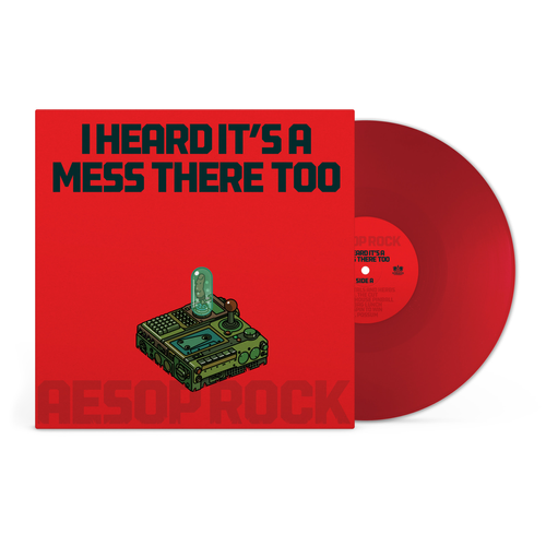 Aesop Rock/I Heard It's A Mess There Too (Opaque Red Vinyl) [LP]