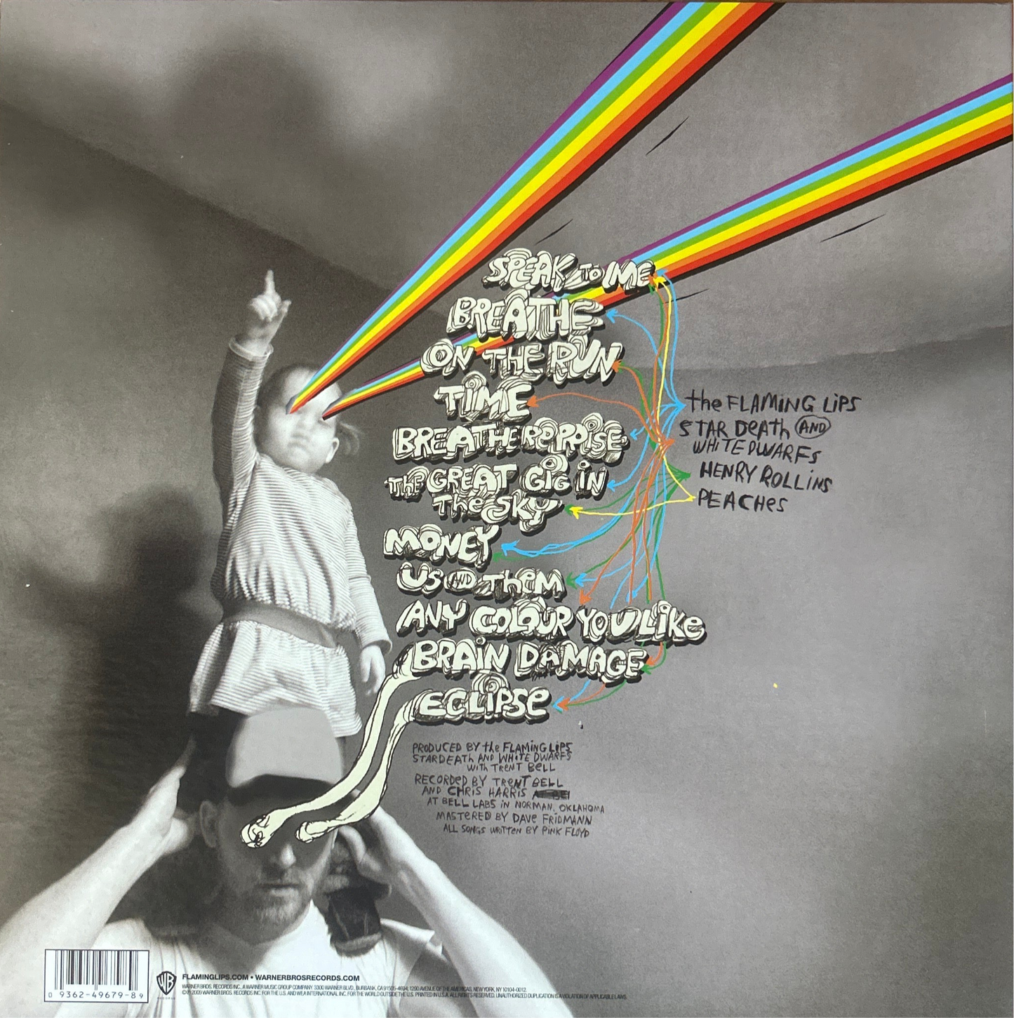[Used LP] The Flaming Lips And Stardeath And White Dwarfs With Henry Rollins And Peaches / The Dark Side Of The Moon