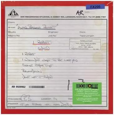 Alan Parsons Project/I Robot: Work In Progress (Blue Vinyl) [LP]