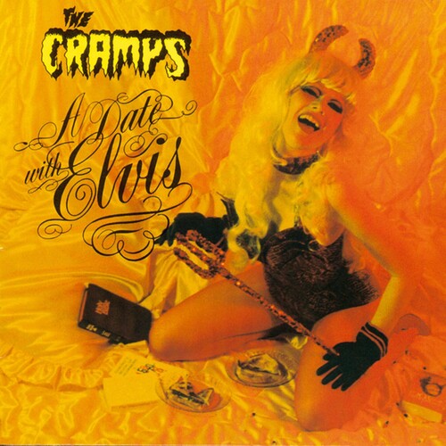 The Cramps "A Date With Elvis" LP (Orange Vinyl) [Import]