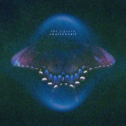 PRE-ORDER: She's Green "swallowtail/chrysalis" 2xLP (Indie Exclusive Iridescent White Vinyl)