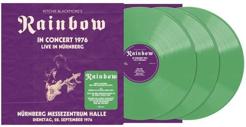 PRE-ORDER: Ritchie Blackmore's Rainbow "Live In Nurnberg 1976: Nurnberg Messezentrum Halle 28.9.1976" 3xLP (Indie Exclusive 140 Gram Green Vinyl)
