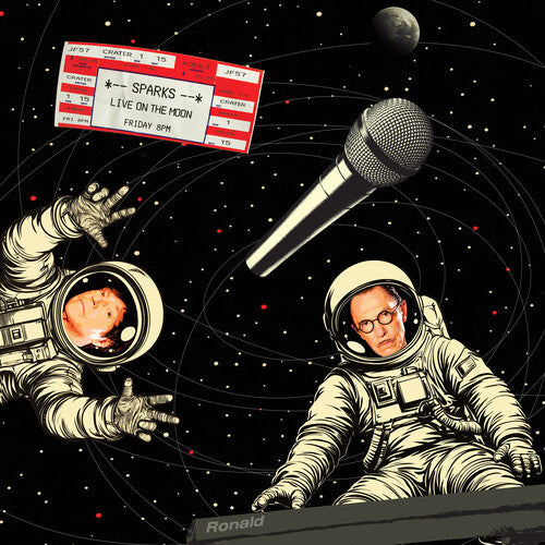 PRE-ORDER: Sparks "Sparks Live on the Moon" 2xLP (Limited Edition Moon Silver Vinyl)