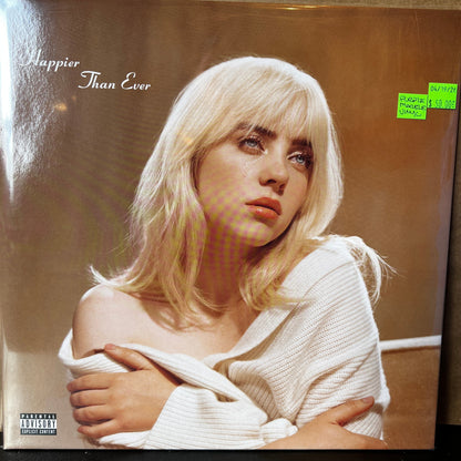 Used Vinyl: Billie Eilish "Happier Than Ever" 2xLP (2023 Press - Purple Marble Vinyl)