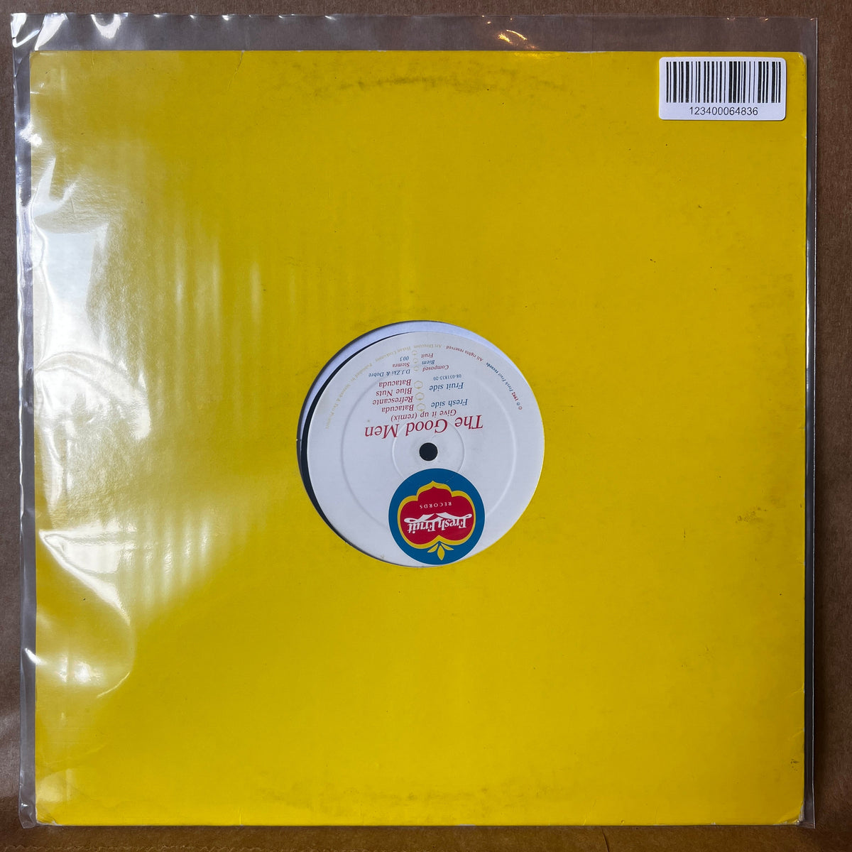 Used Vinyl: The Good Men "Give It Up (Remix)" 12" (1993 Press)