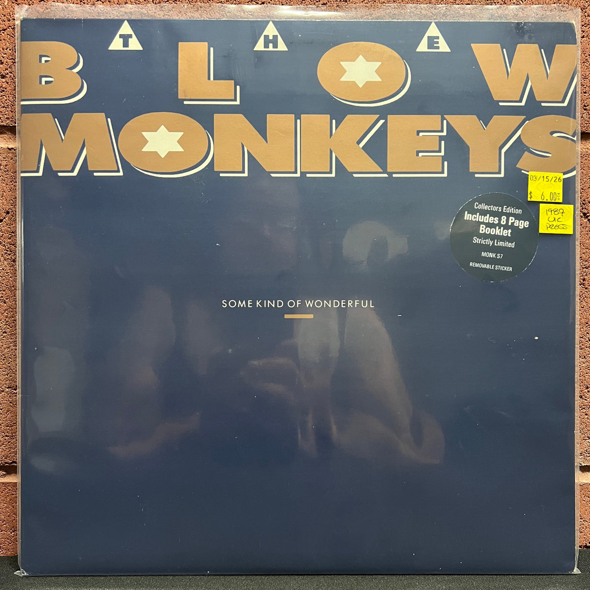 Used Vinyl: The Blow Monkeys ‎"Some Kind Of Wonderful" 2x12" (1987 UK Press)