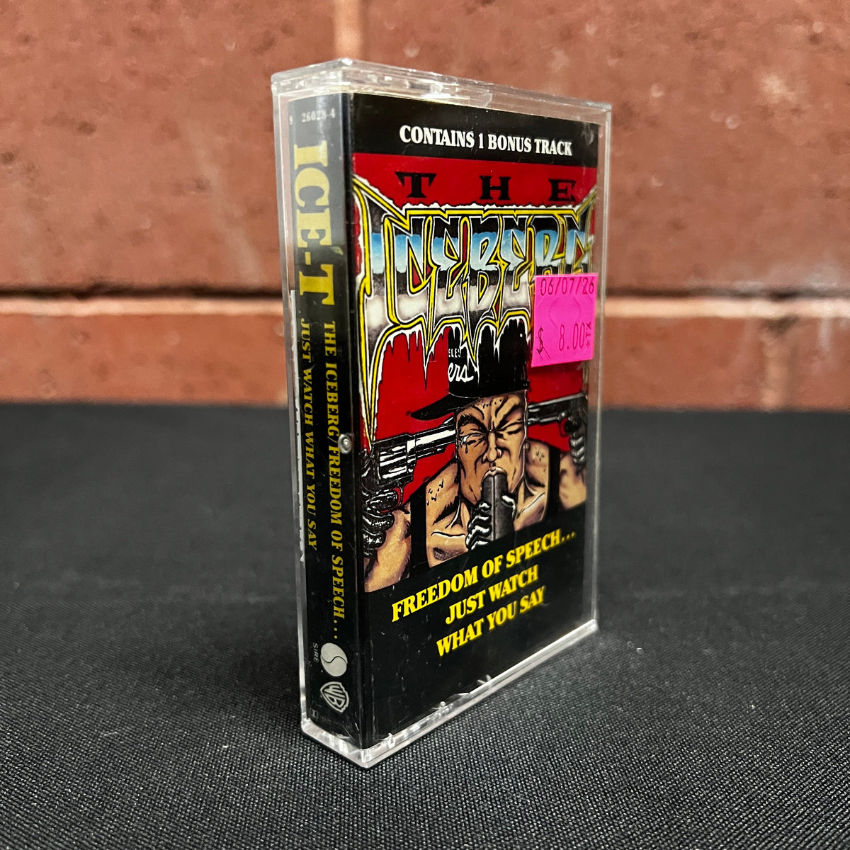 Used Cassette: Ice-T "The Iceberg (Freedom Of Speech... Just Watch What You Say)" Tape