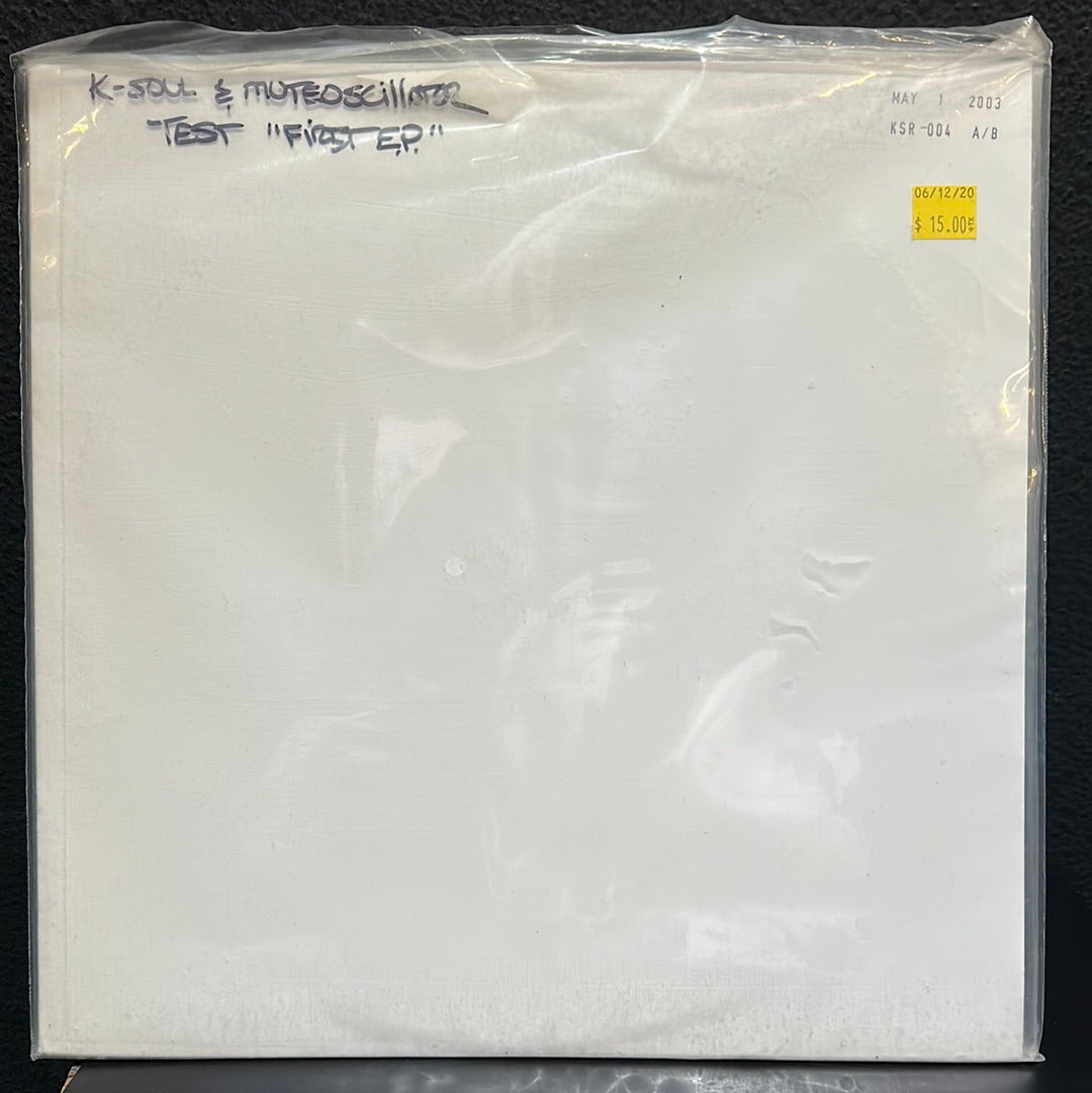 Used Vinyl: Ksoul & Muteoscillator ‎"First EP" 12" (White Label Promo)