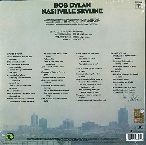 Dylan, Bob/Nashville Skyline [LP]