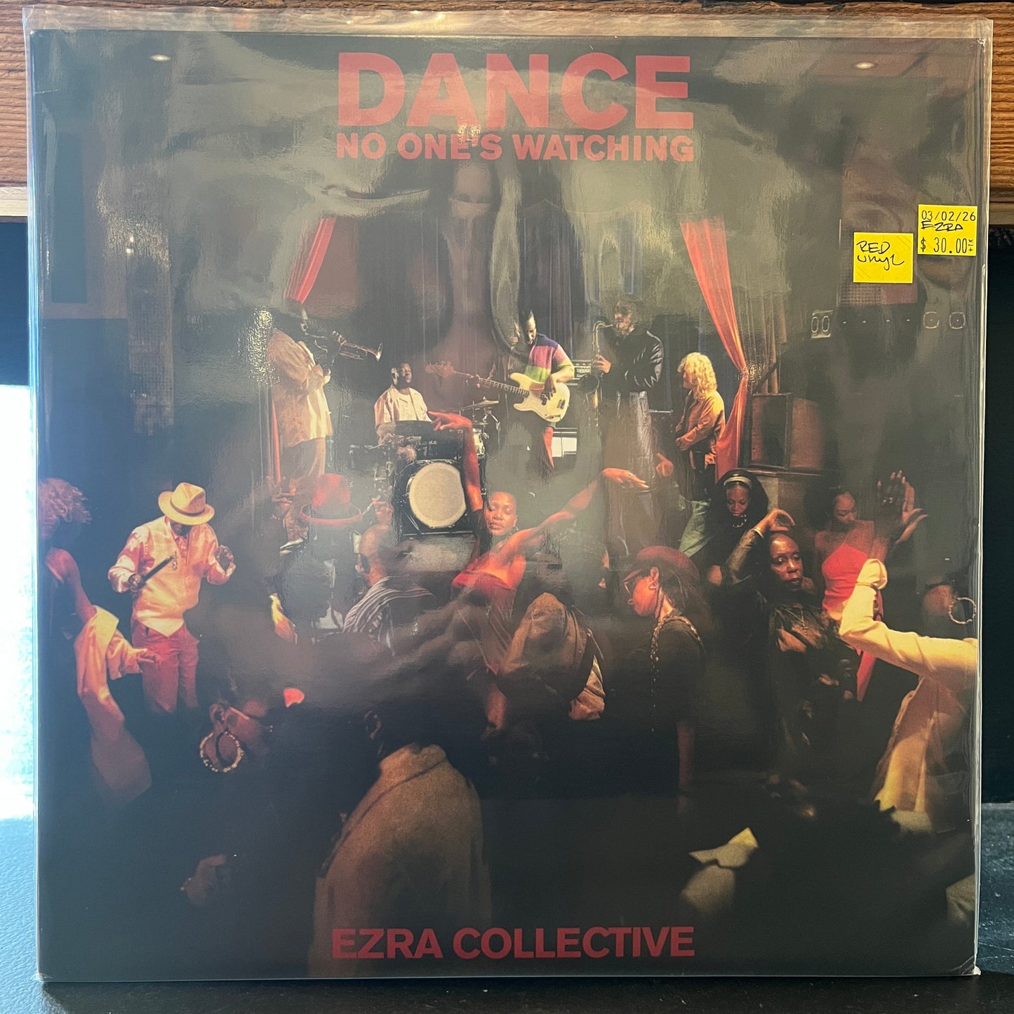 Used Vinyl: Ezra Collective "Dance No One's Watching" LP (Red Vinyl)
