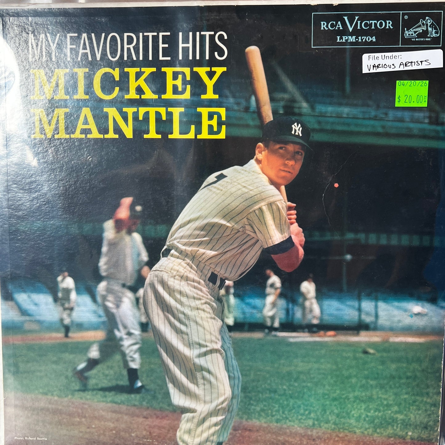 Used Vinyl: Various Artists ‎"My Favorite Hits - Mickey Mantle" LP