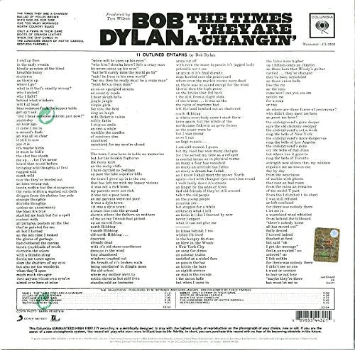 Dylan, Bob/The Times They Are A Changin' [LP]
