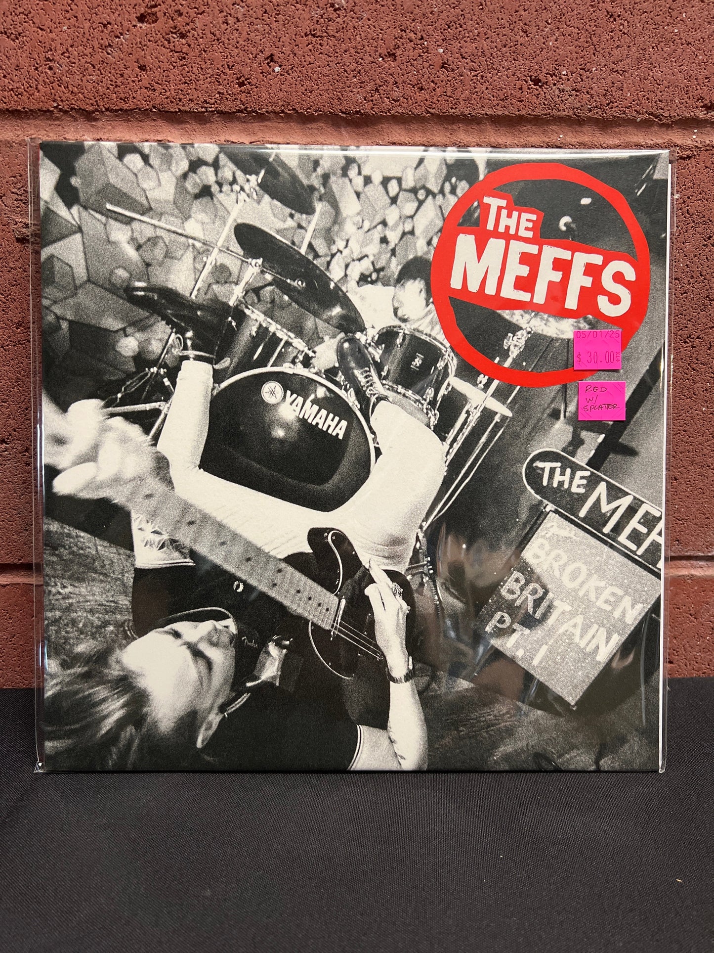 Used Vinyl: Meffs "Broken Britain Pt. 1" 10" (Red with Black Gray Splatter vinyl)