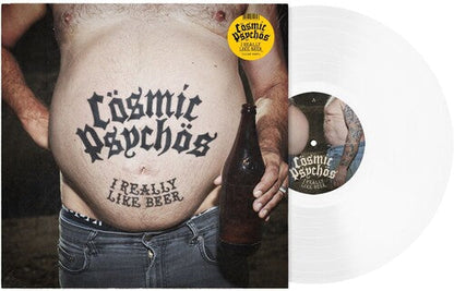 Cosmic Psychos "I Really Like Beer" LP (Clear Vinyl)