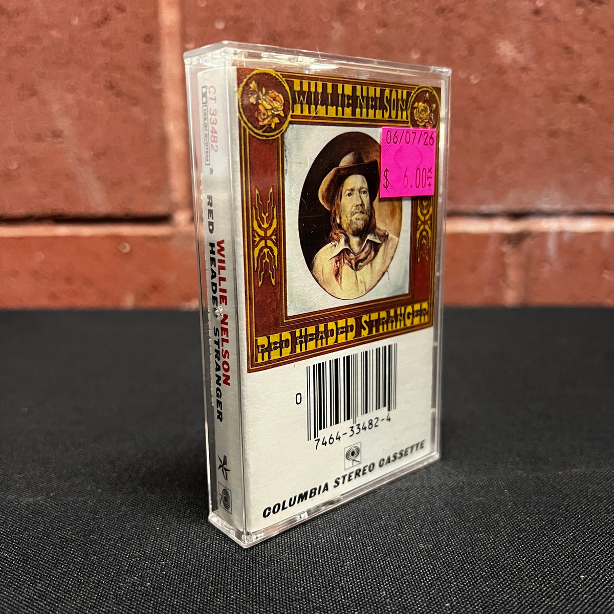 Used Cassette: Willie Nelson "Red Headed Stranger" Tape