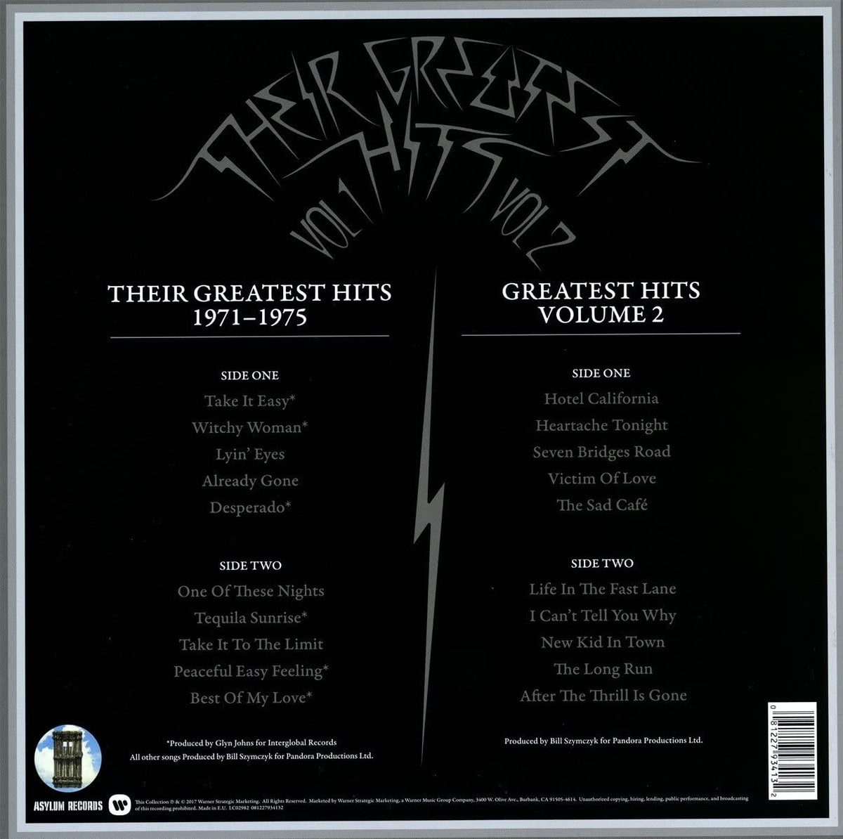 Eagles/Greatest Hits Vol. 1 & 2 [LP]