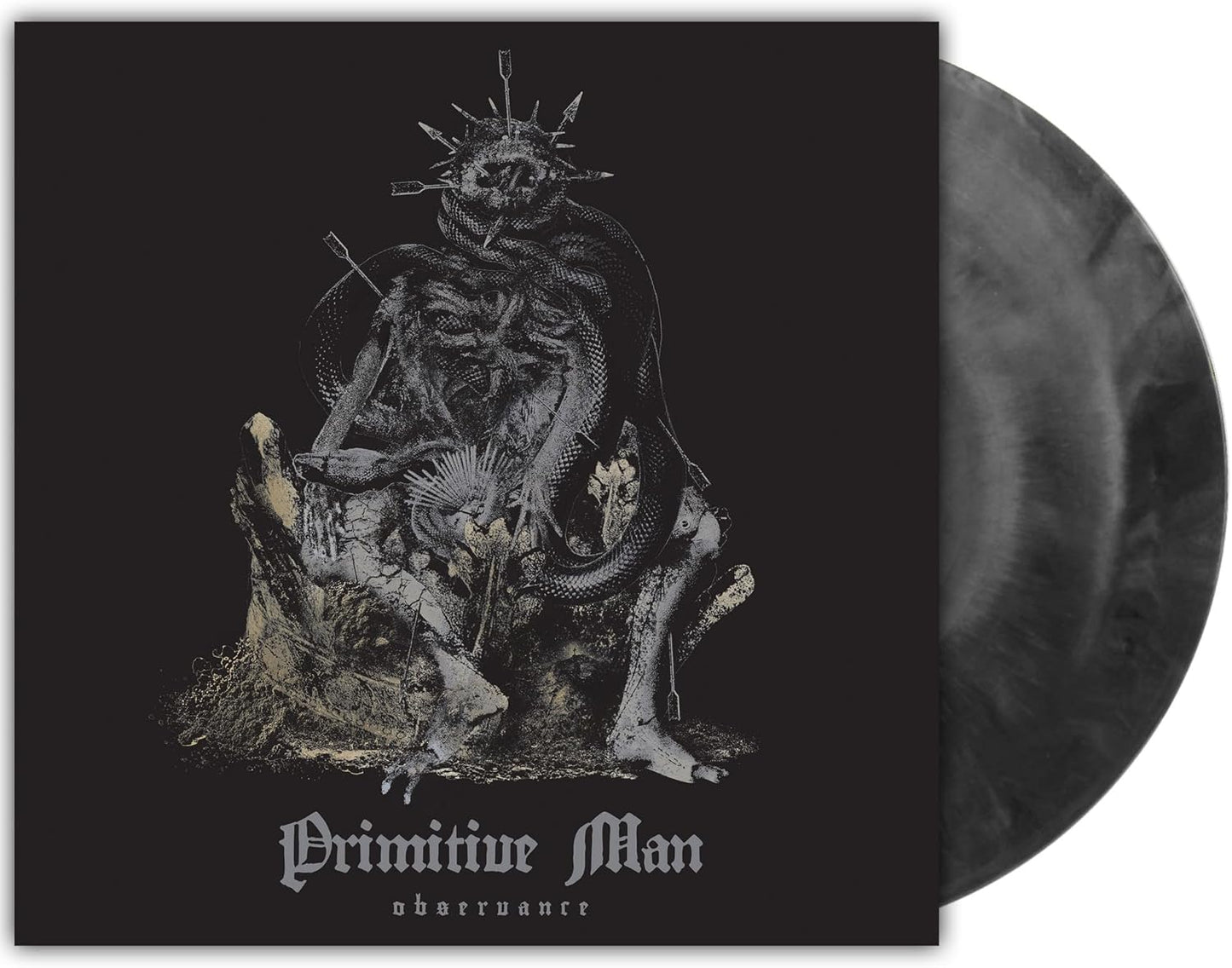 Primitive Man/Observance (Black And Silver Galaxy Vinyl) [LP]
