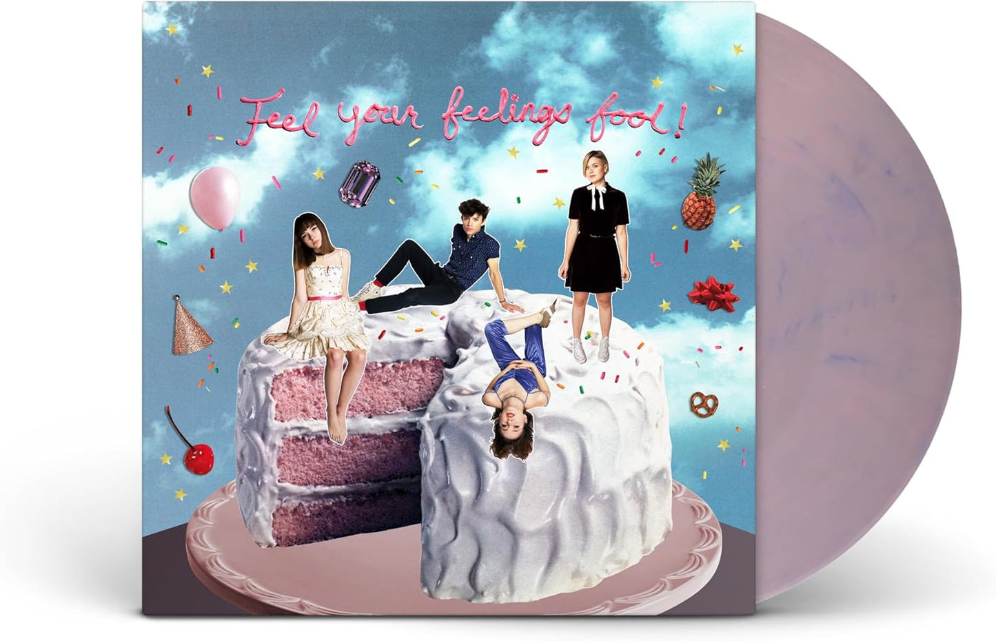 Regrettes, The/Feel Your Feelings Fool! (Marbled Pink & Blue Vinyl) [LP]