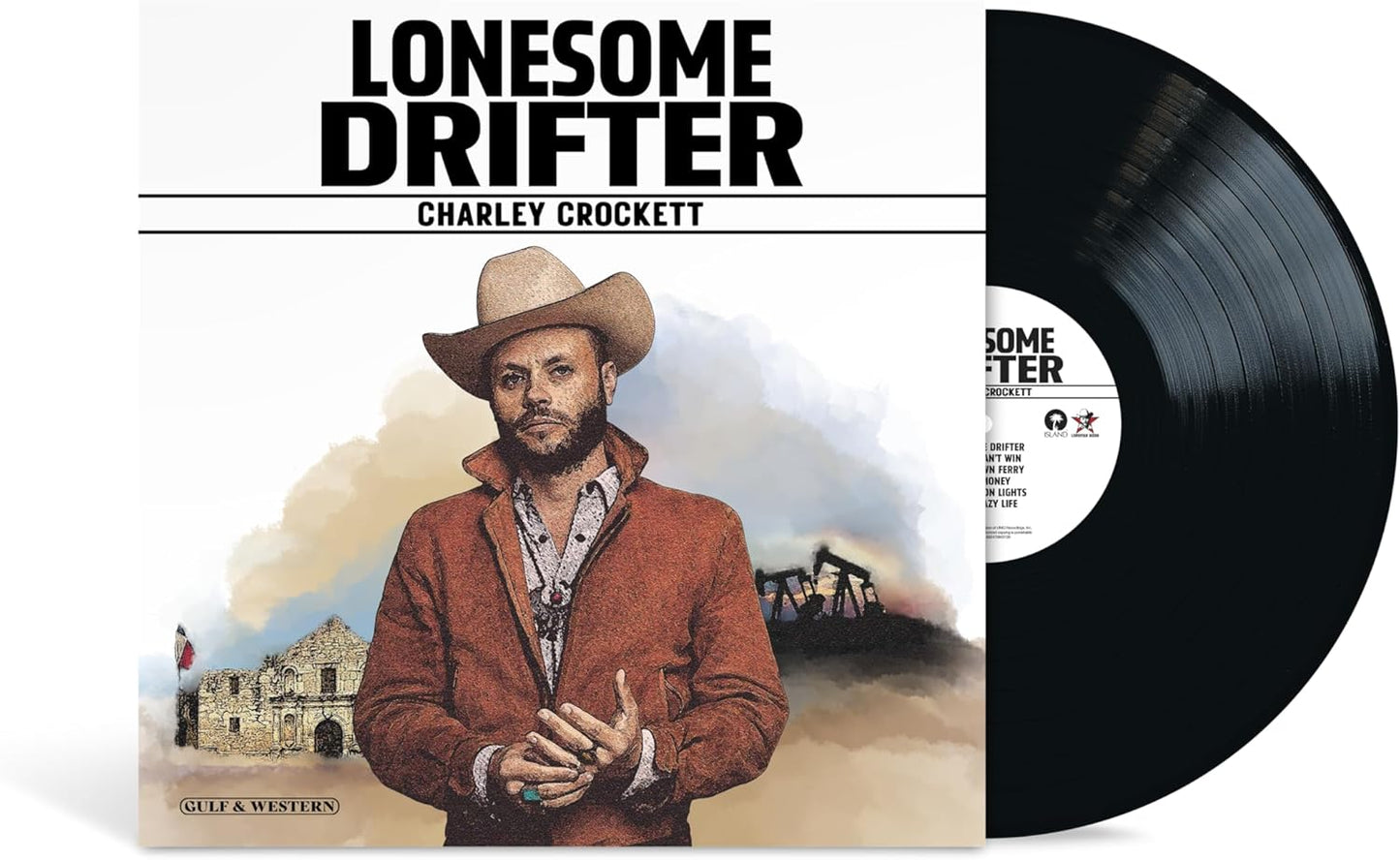 Crockett, Charley/Lonesome Drifter (Black Vinyl) [LP]