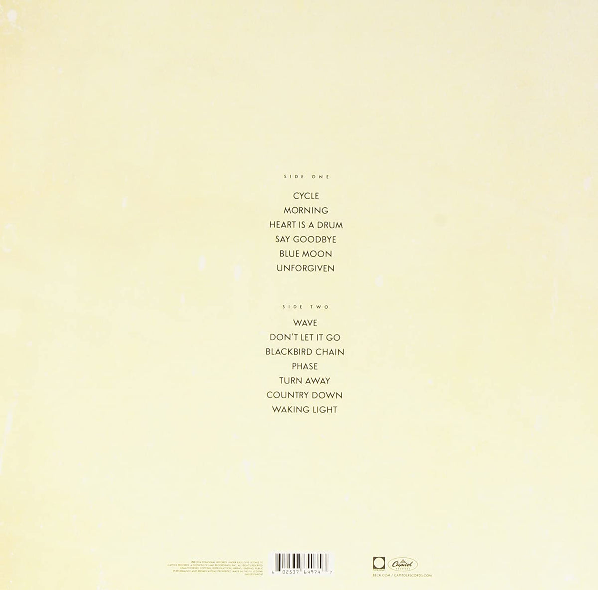 Beck/Morning Phase [LP]