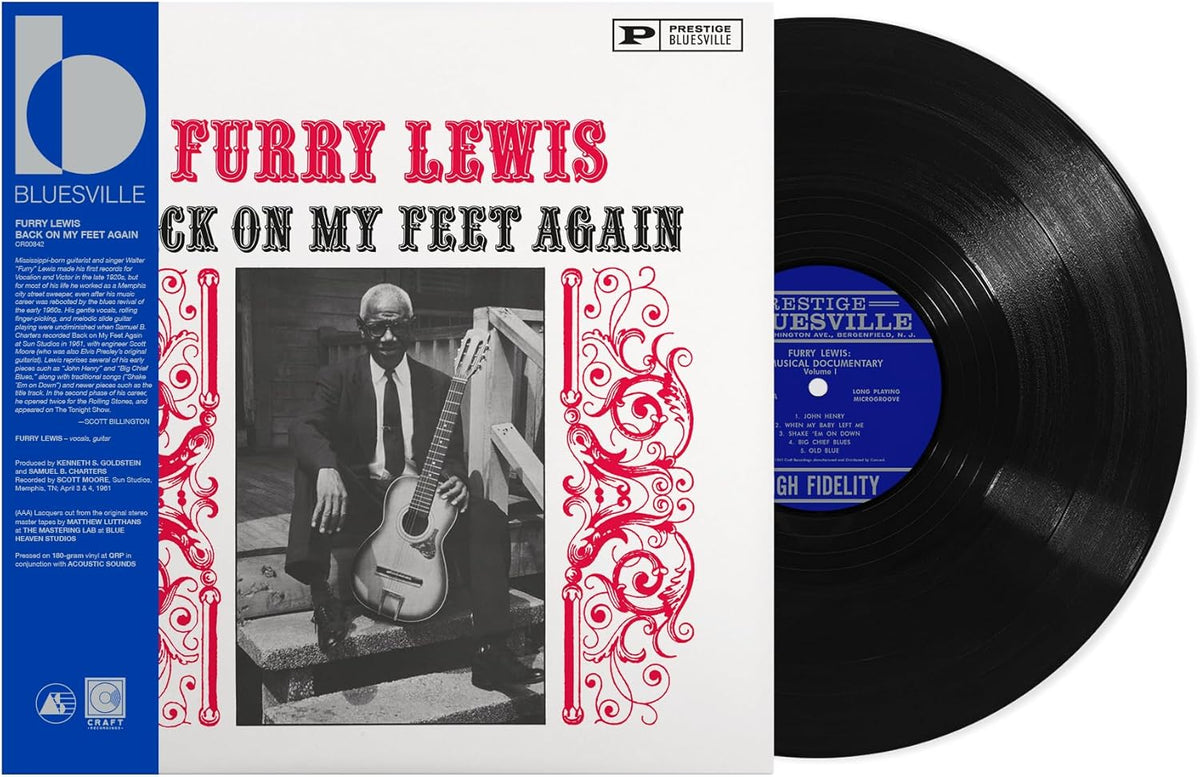 Lewis, Furry/Back On My Feet Again (Bluesville Acoustic Sounds Series) [LP]